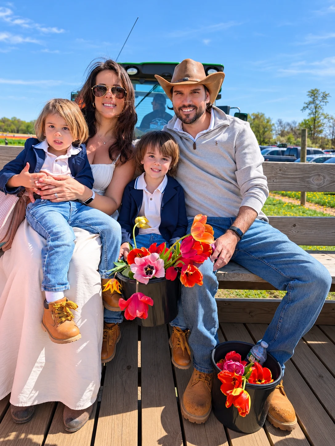 Krystal Marie with her family