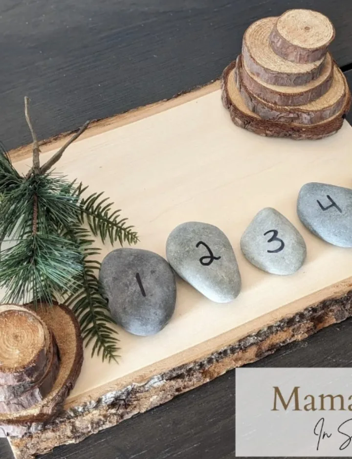 Painted counting stones